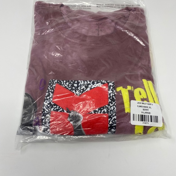 Travis Scott X McDonalds Jack Smile T-Shirt II - Picture 3 of 3